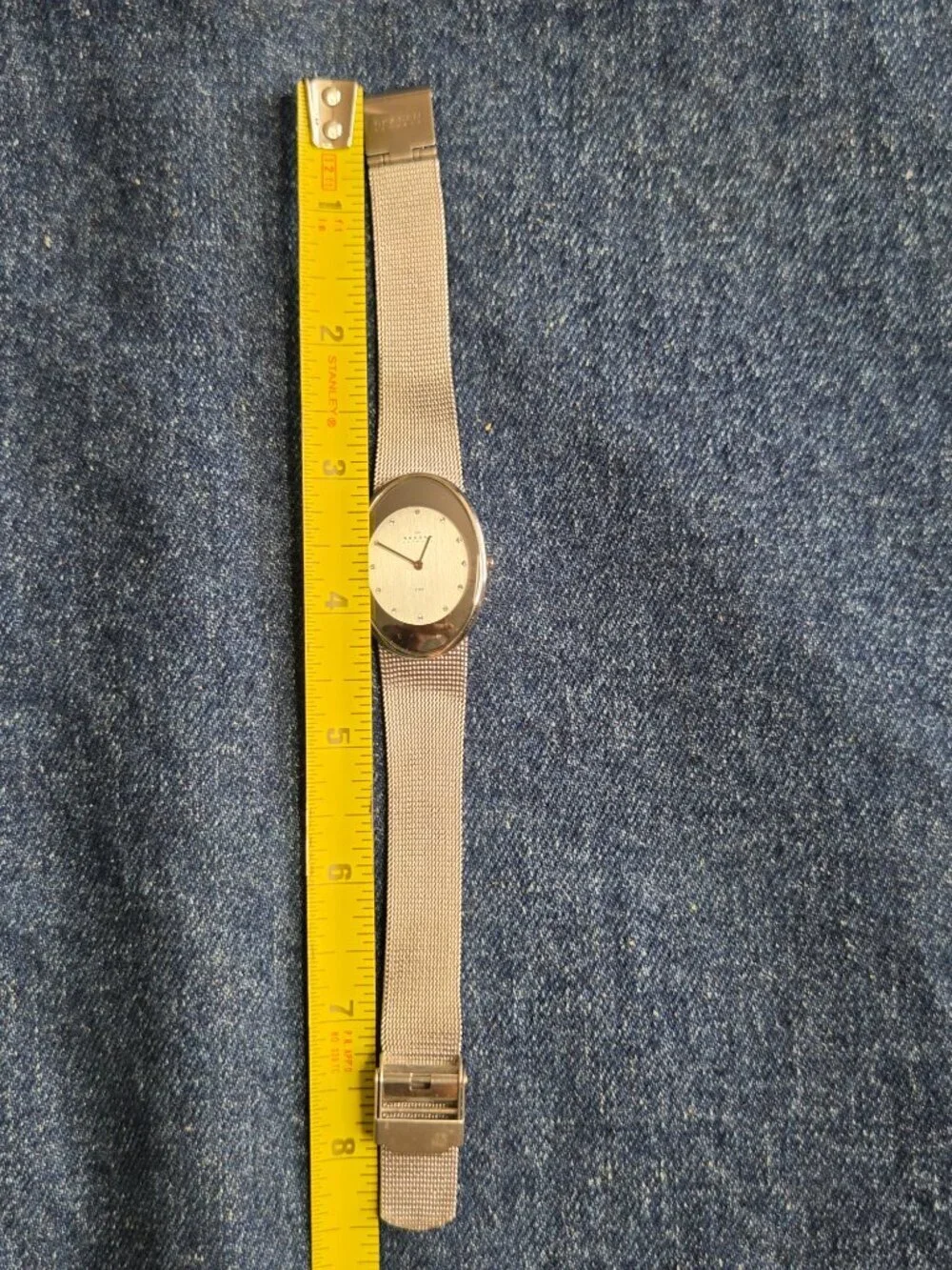 Women's - Skagen Denmark Watch with Steel Mesh Band and 12 Stones - new battery
